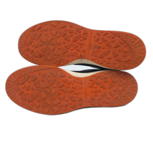 ROYAL ALBARTROSS Knightfox Spikeless Golf Shoes Black Leather Minimal Preppy 7 - Picture 8 of 9